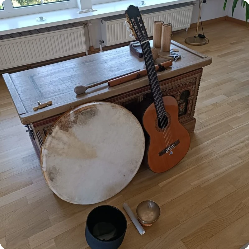 Yoga und Schamanismus mit Trommel und Klang im Retreat